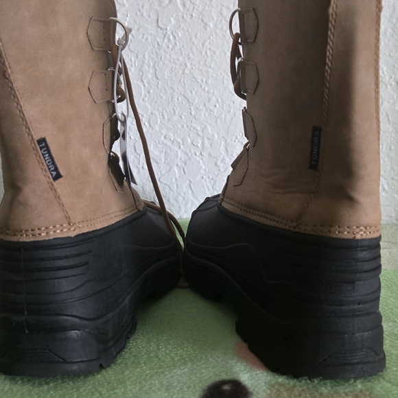Tundra Snow Bird Waterproof Winter Boots Size 5 Camel/Black - Picture 3 of 9
